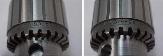 New Old Stock JACOBS Industrial HD USA-Made No.22BA 1/16"-3/8" Chuck 3/8-24 Thread - Cardon Tools
