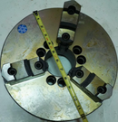 SCA 12" 3-Jaw Lathe Chuck. A1-8 A8 Direct Mount. 2pc Reversible Jaws - Cardon Tools