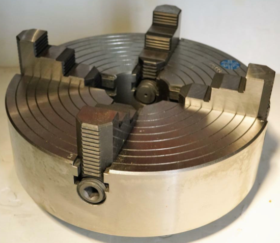 SCA 12" 4-Jaw Independent Lathe Chuck. D1-5 Direct Mount Made in SWEDEN - Cardon Tools