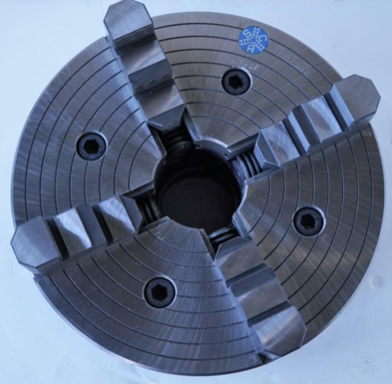 SCA Made in Sweden Heavy Duty 12" 4-Jaw Independent Lathe Chuck L0 L-0 Back - Cardon Tools