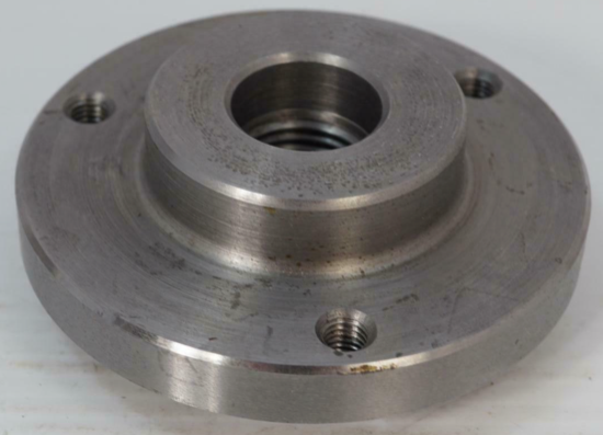 New Old Stock Bison 4" Set Tru Chuck Adapter Plate 1" x 10 TPI
