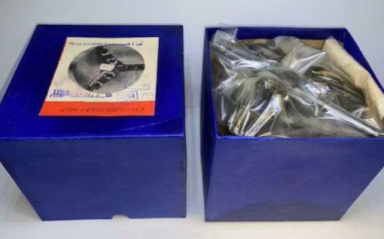 New Old Stock Bison 5" 3 Jaw Scroll Chuck with 2pc Jaws 1-1/2" 8tpi for South Bend Lathe - Cardon Tools