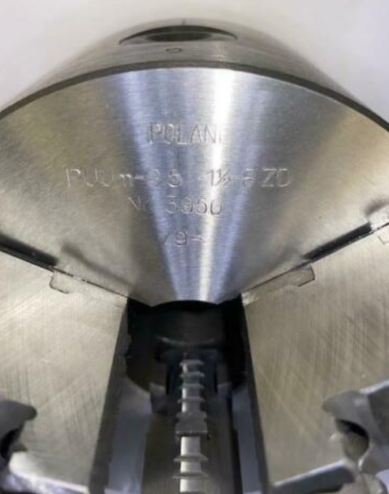 New Old Stock Bison 5" 3 Jaw Scroll Chuck with 2pc Jaws 1-1/2" 8tpi for South Bend Lathe - Cardon Tools