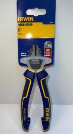 New Old Stock Irwin Vise-Grip Germany 1950502 6″ Diagonal Cutting Pliers Cuts PIANO wire ! - Cardon Tools