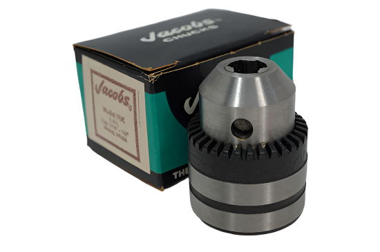 New Old Stock Original Jacobs USA Made 1/16"- 1/2" Drill Chuck. 3/8"-24 Mount. Model